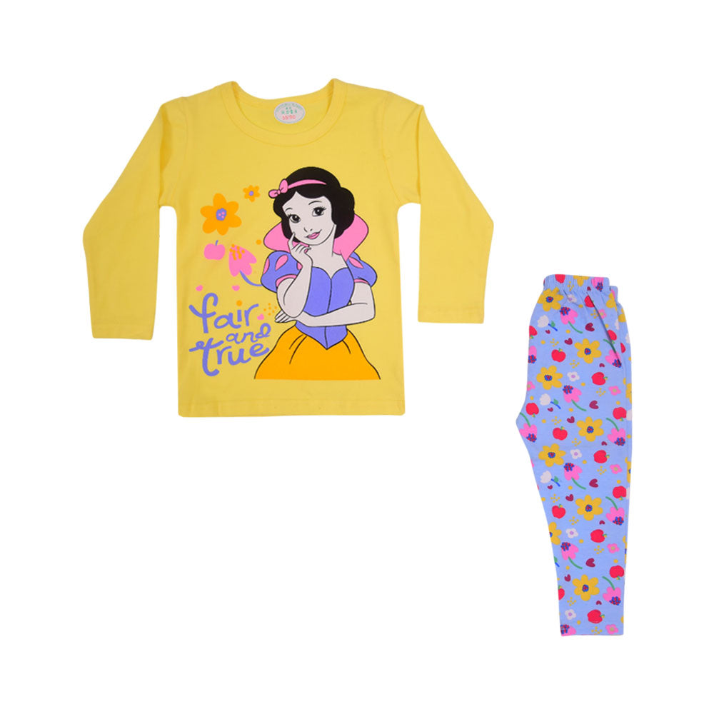 GIRLS L/S 2PC SLEEPING SUIT CHR MZW-24 9-12M N-12