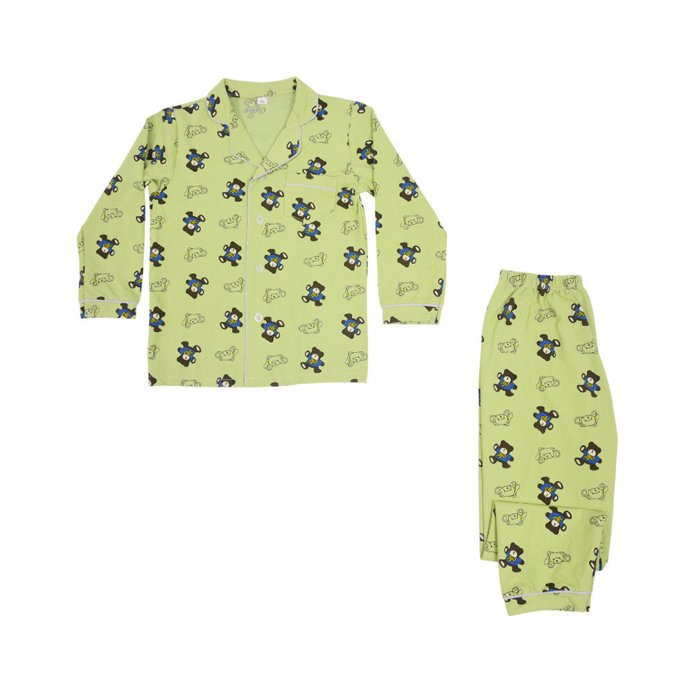BOYS L/S 2PC SLEEPING SUIT F/O MZW-24 4-5 YEAR NO10