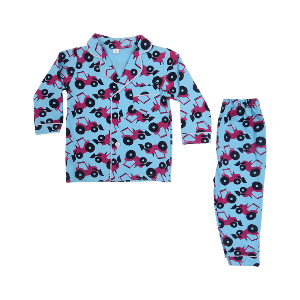 BOYS L/S 2PC SLEEPING SUIT F/O MZW-24 9-12M NO11