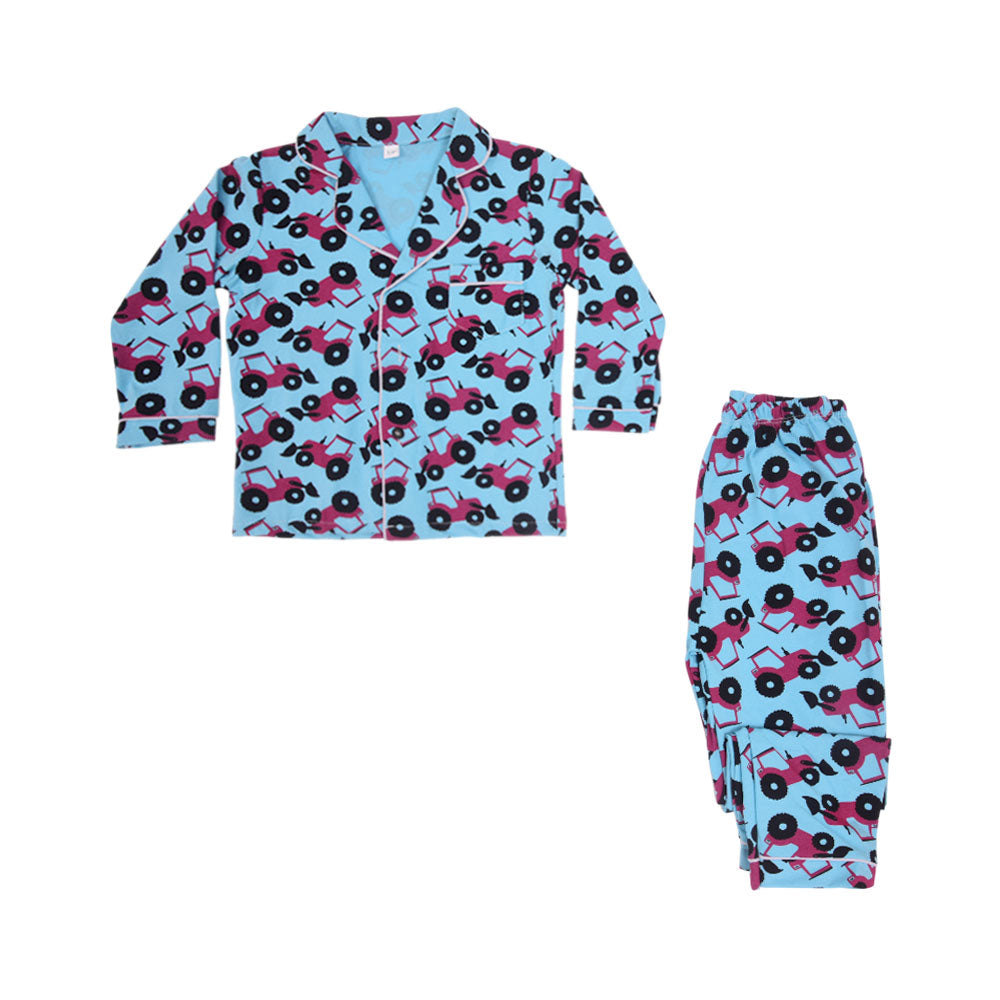 BOYS L/S 2PC SLEEPING SUIT F/O MZW-24 3-4 YEAR NO11
