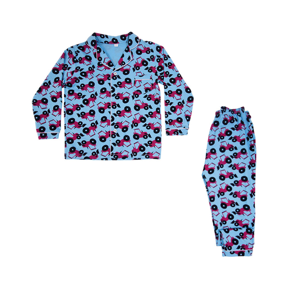 BOYS L/S 2PC SLEEPING SUIT F/O MZW-24 8-9 YEAR NO11