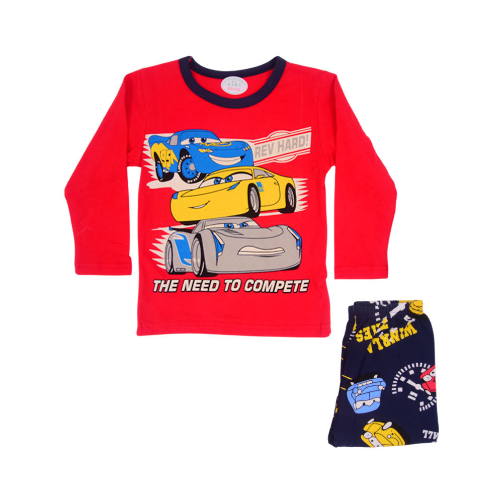 BOYS L/S 2PC SLEEPING SUIT CHR MZW-24 12-18M N-13