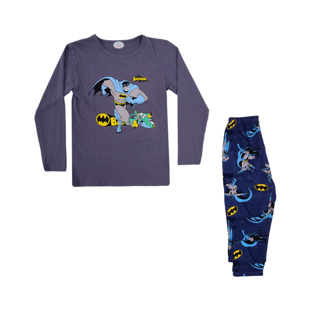 BOYS L/S 2PC SLEEPING SUIT CHR MZW-24 7-8 YEAR N-14