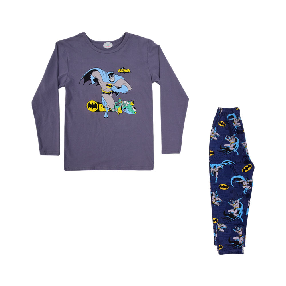 BOYS L/S 2PC SLEEPING SUIT CHR MZW-24 8-9 YEAR N-14