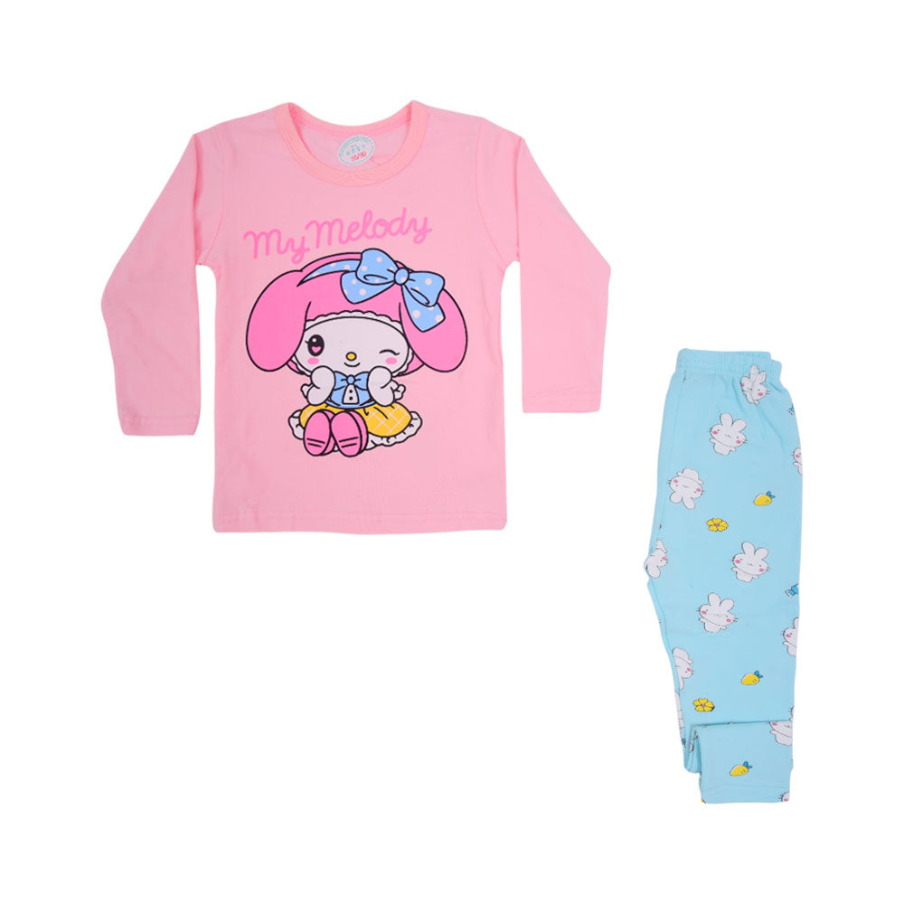 GIRLS L/S 2PC SLEEPING SUIT CHR MZW-24 9-12M N-14
