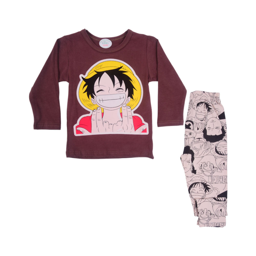 BOYS L/S 2PC SLEEPING SUIT CHR MZW-24 9-12M N-16