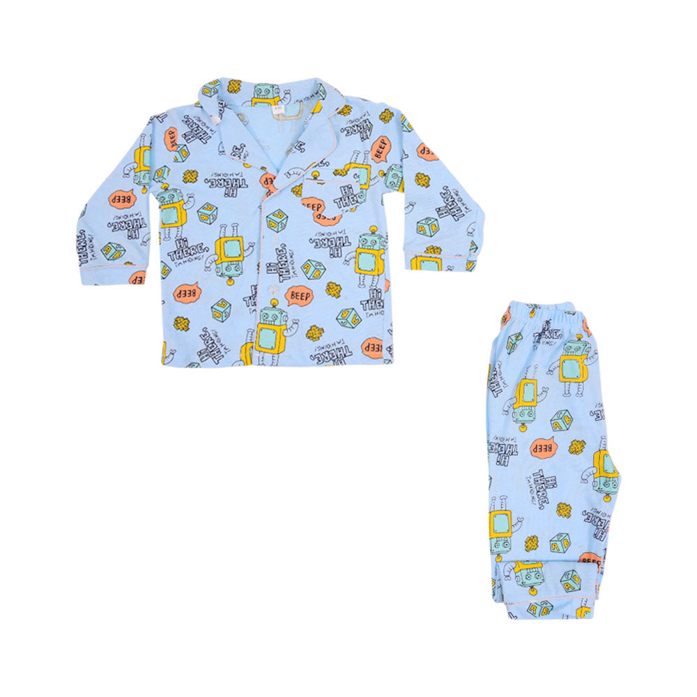 BOYS L/S 2PC SLEEPING SUIT F/O MZW-24 12-18M NO15