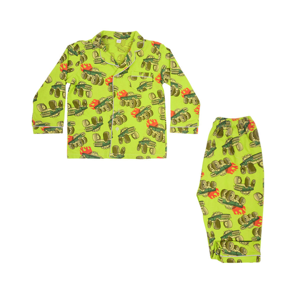 BOYS L/S 2PC SLEEPING SUIT F/O MZW-24 4-5 YEAR NO16
