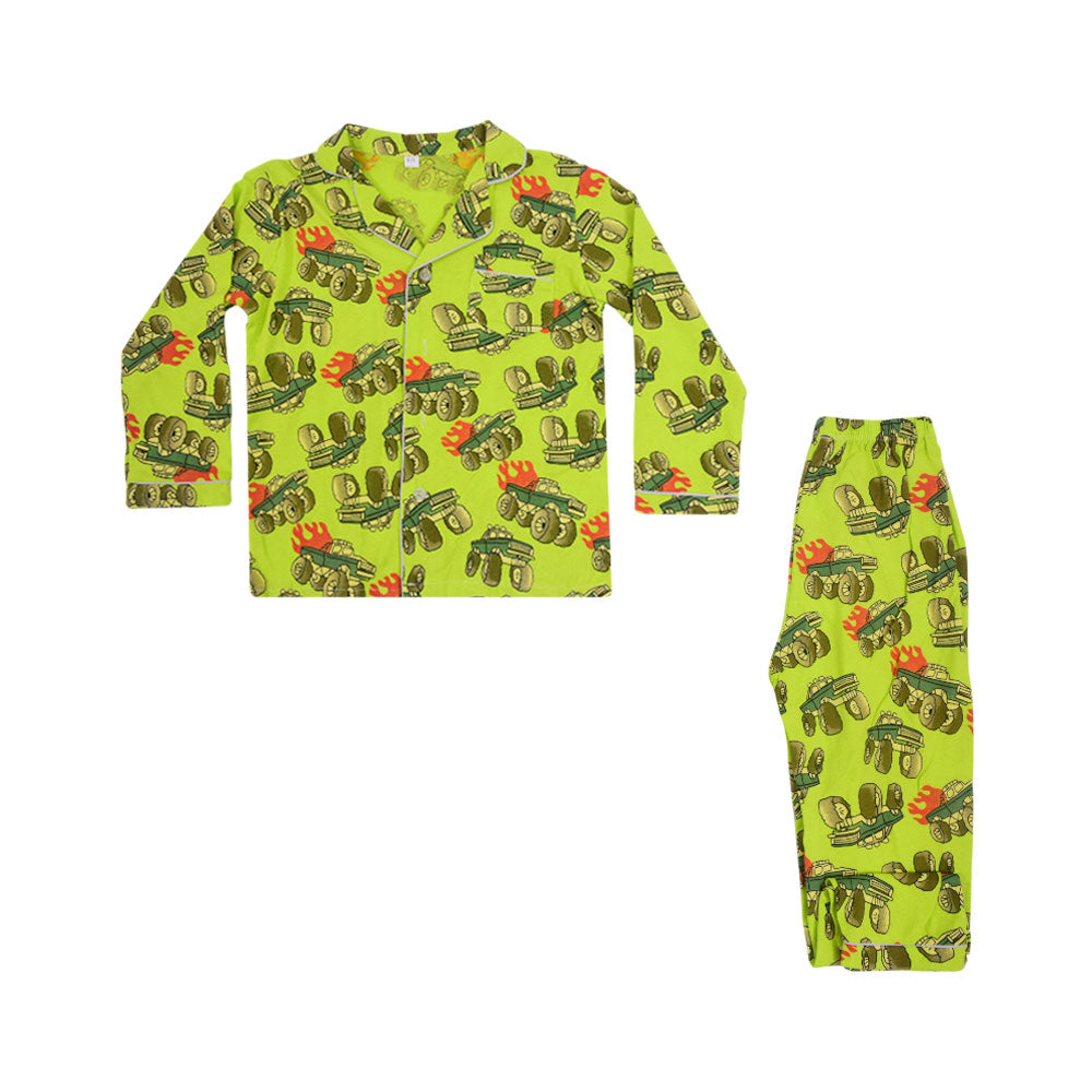 BOYS L/S 2PC SLEEPING SUIT F/O MZW-24 7-8 YEAR NO16
