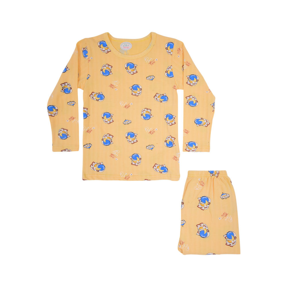 BOYS L/S 2PC SLEEPING SUIT ROT MZW-24 2-3 YEAR N11
