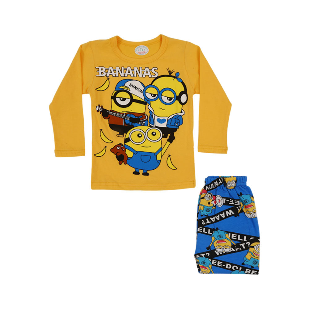 BOYS L/S 2PC SLEEPING SUIT CHR MZW-24 12-18M N-18