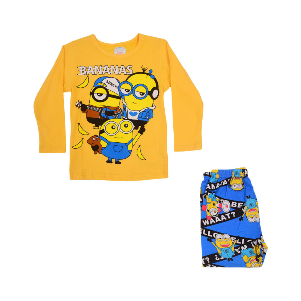 BOYS L/S 2PC SLEEPING SUIT CHR MZW-24 18-24M N-18