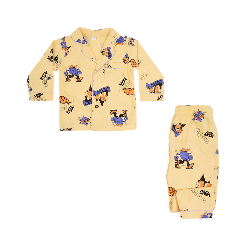 BOYS L/S 2PC SLEEPING SUIT F/O MZW-24 9-12M NO21