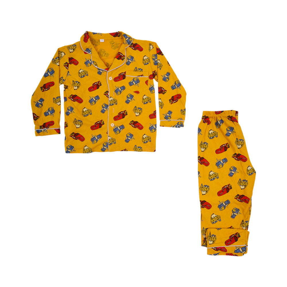 BOYS L/S 2PC SLEEPING SUIT F/O MZW-24 5-6 YEAR NO22