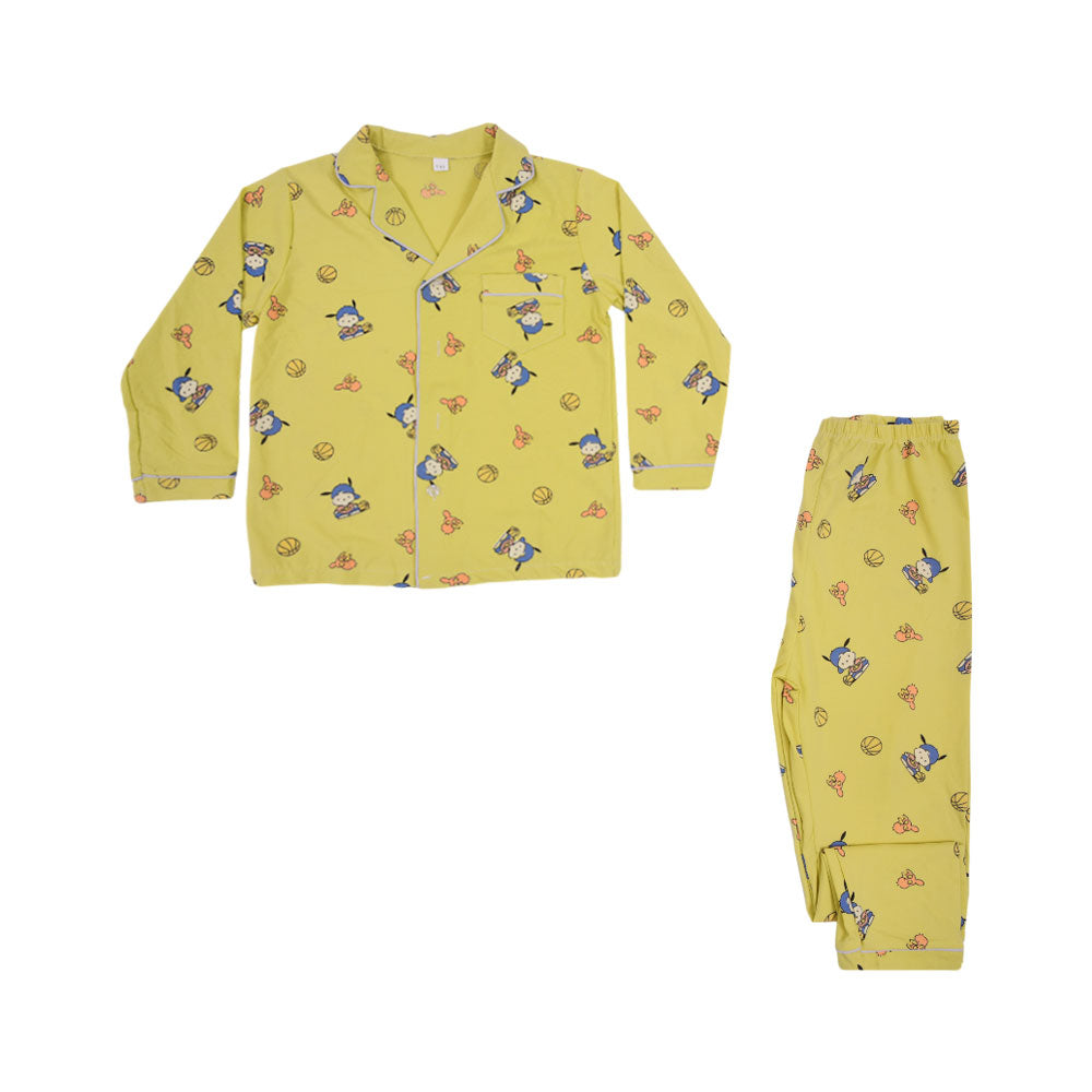 BOYS L/S 2PC SLEEPING SUIT F/O MZW-24 7-8 YEAR NO23