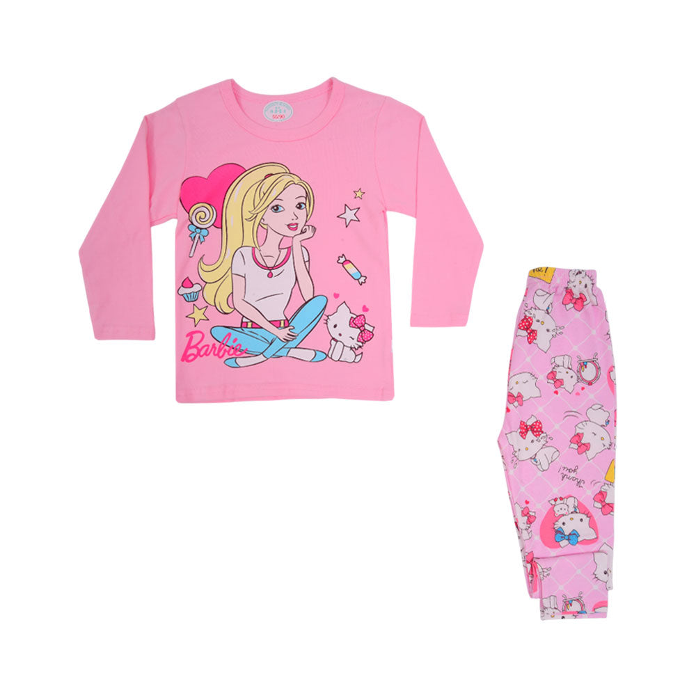 GIRLS L/S 2PC SLEEPING SUIT CHR MZW-24 9-12M N-21