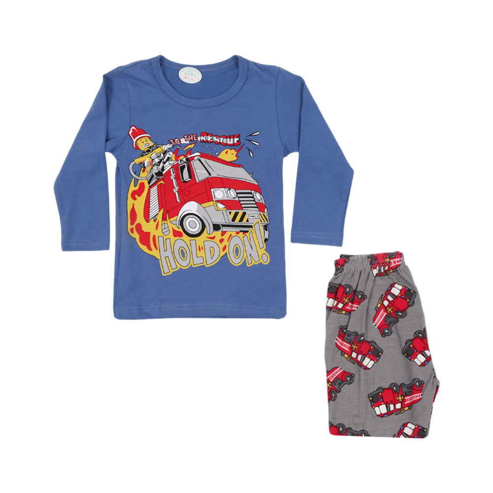 BOYS L/S 2PC SLEEPING SUIT CHR MZW-24 12-18M N-24