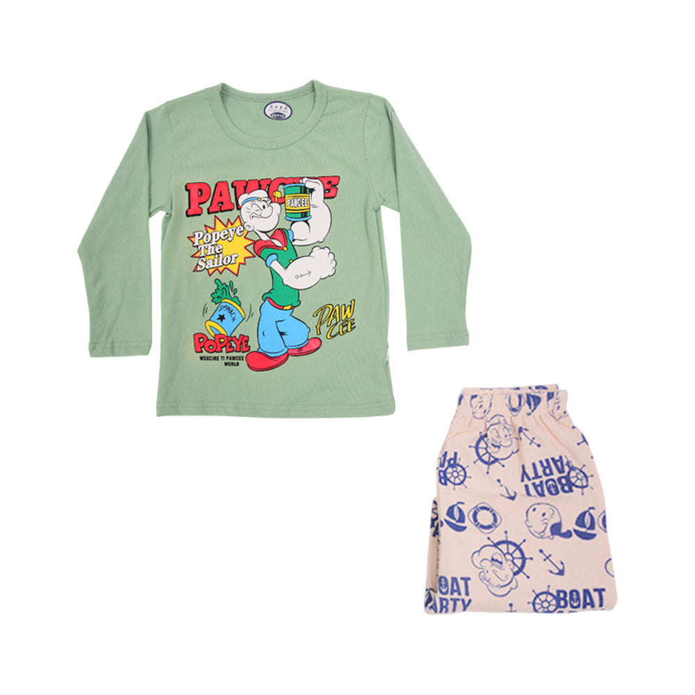 BOYS L/S 2PC SLEEPING SUIT CHR MZW-24 18-24M N-27