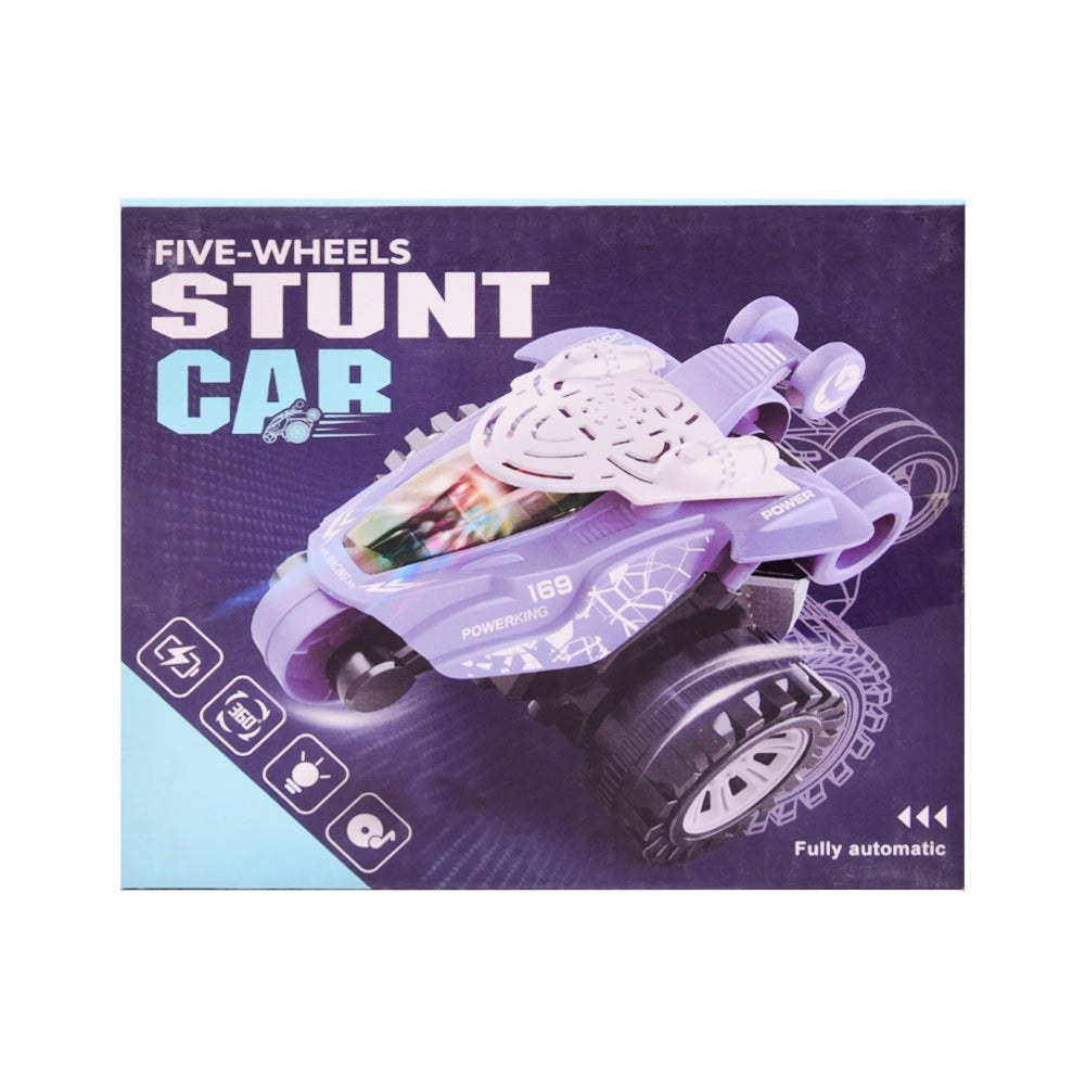 GC169-158 FIVE WHEEL STUNT CAR B/O