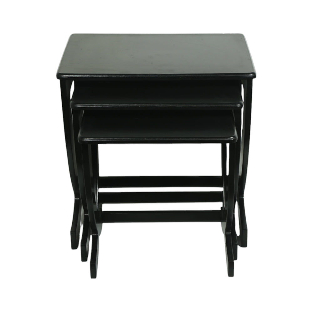 TABLE SQUARE BLACK MAT 3 PCS SET