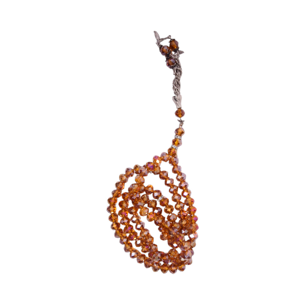 TASBEEH CRYSTAL CHAIN 100BEADS IR E-300
