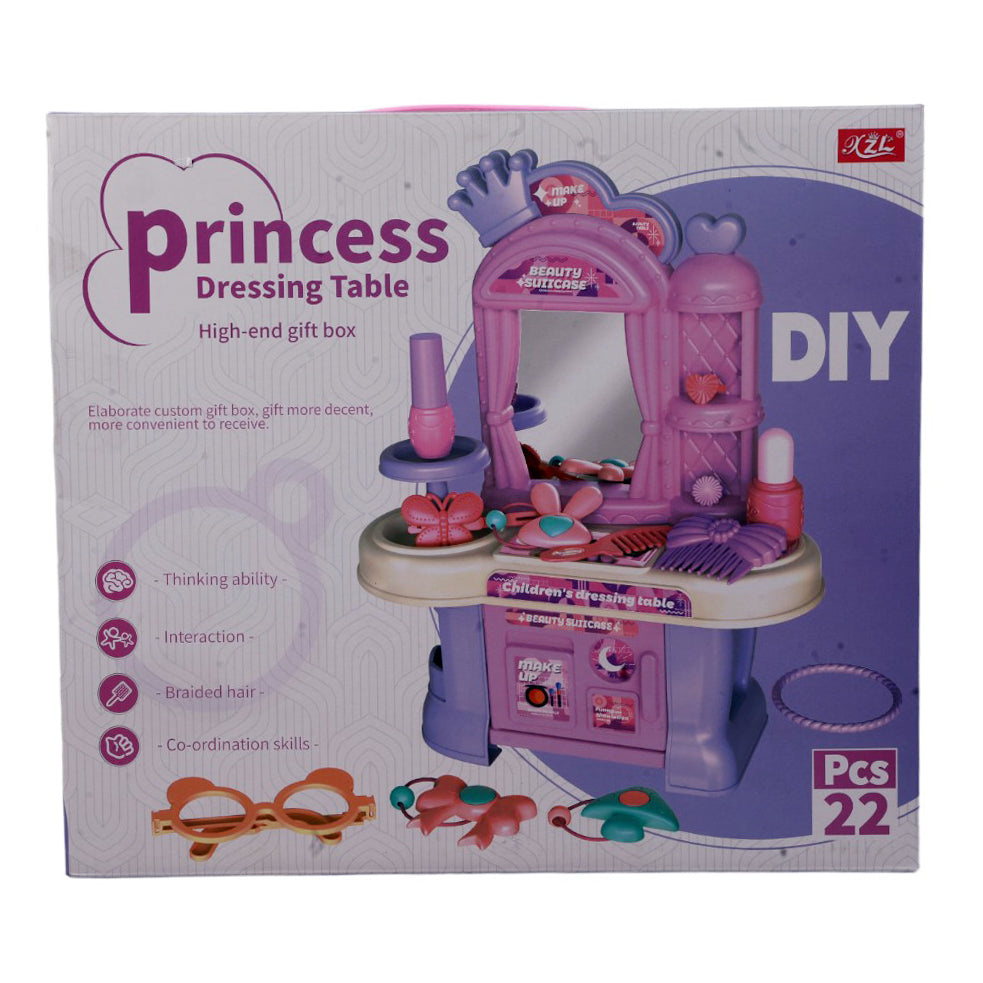 T2153-A PRINCESS MINI DRESSING TABLE 22PC