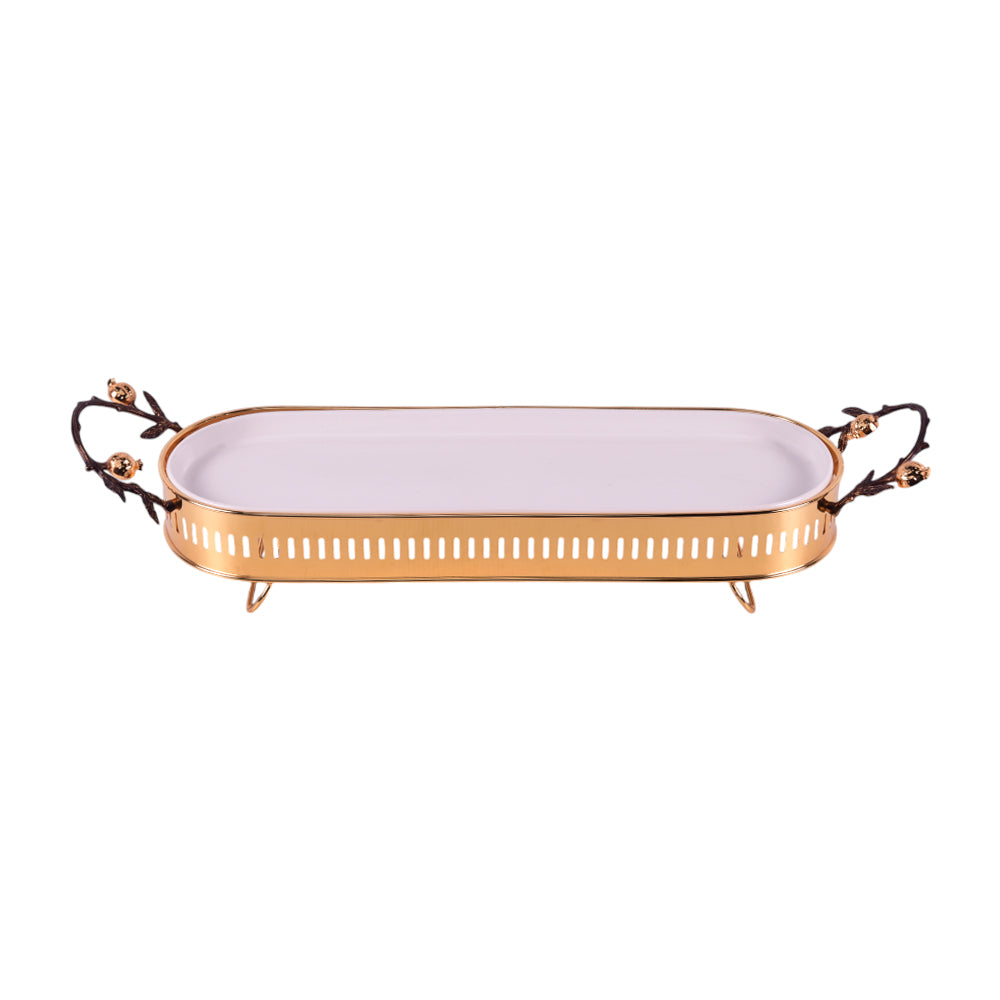 DISH SERVING ORCHID WB-1185