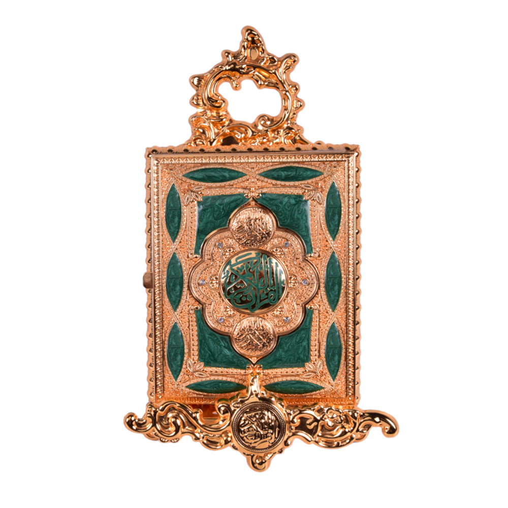 QURAN BOX MEDIUM GREEN AMG-JB-98ME