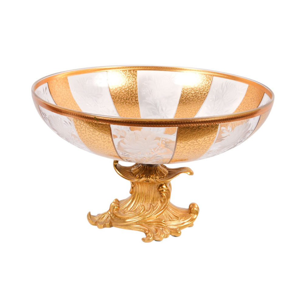 BOWL CRYSTAL BRASS E9-B3010-3 JSB01-20