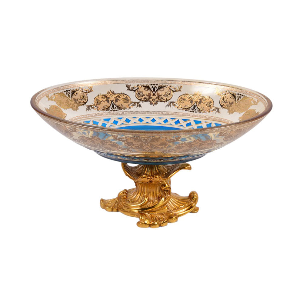 BOWL CRYSTAL BRASS E9-B3015-1 JSC25-836