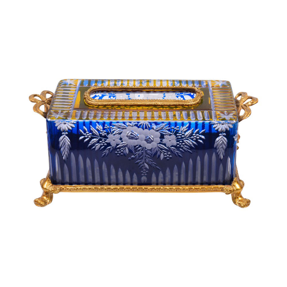 TISSUE BOX CRYSTAL BRASS EC1165/M-1 JC209-712