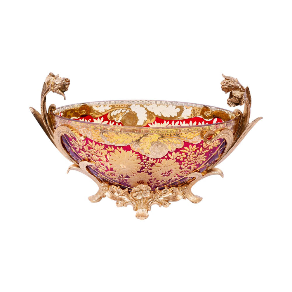 BOWL CRYSTAL BRASS IR M3-119201 EAC-144A1-C59