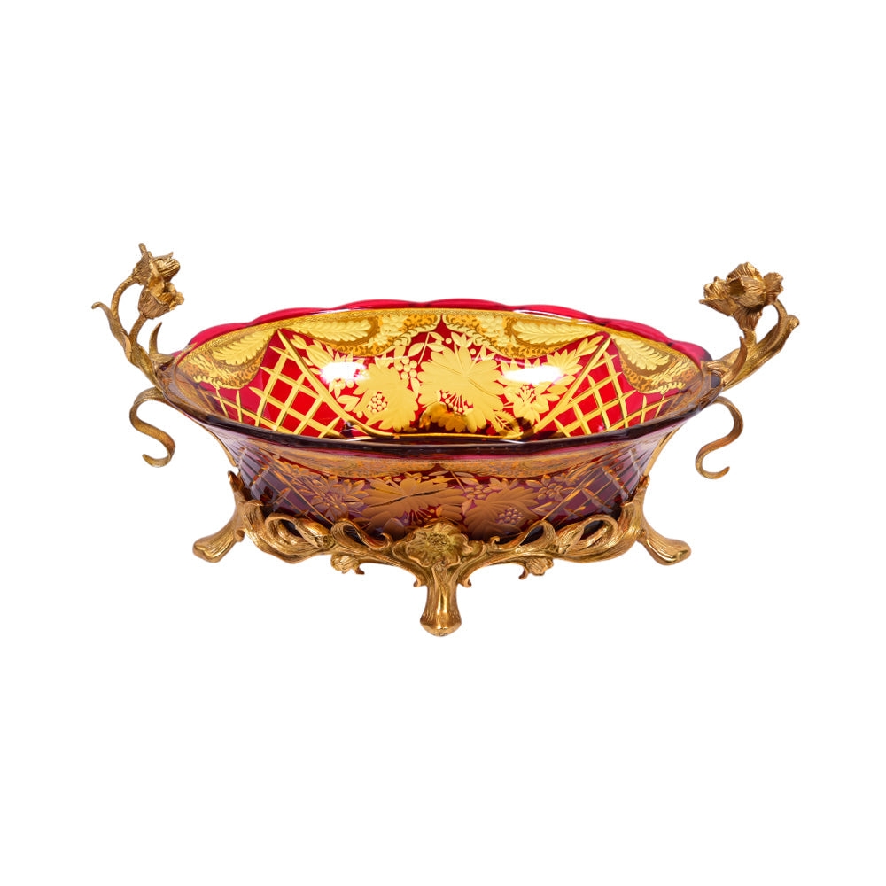 DISH CRYSTAL BRASS IR M3-119301 EAC-144A1-C59