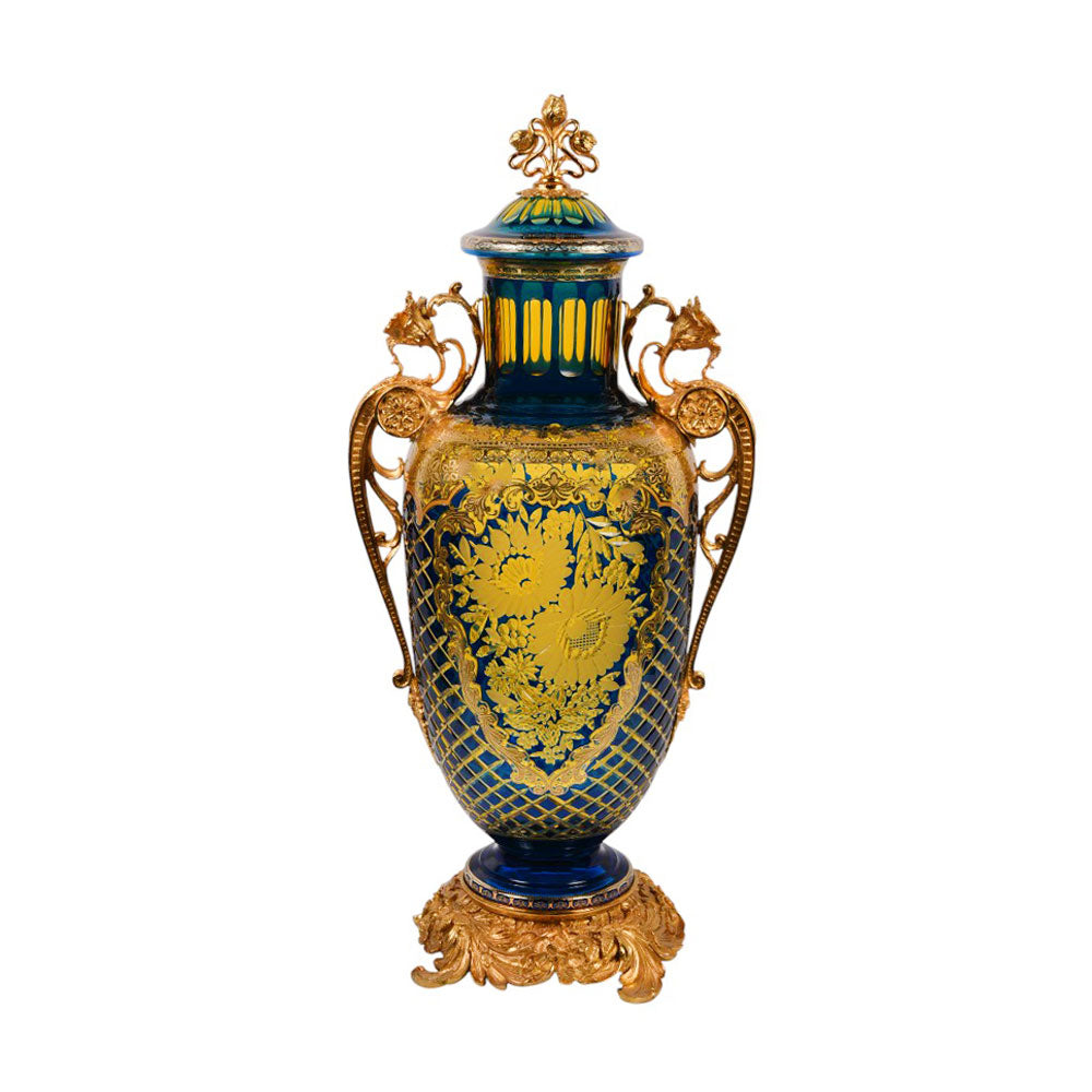 BOWL CANDY CRYSTAL BRASS IR EJ2019-2 EAC-146A1-C58