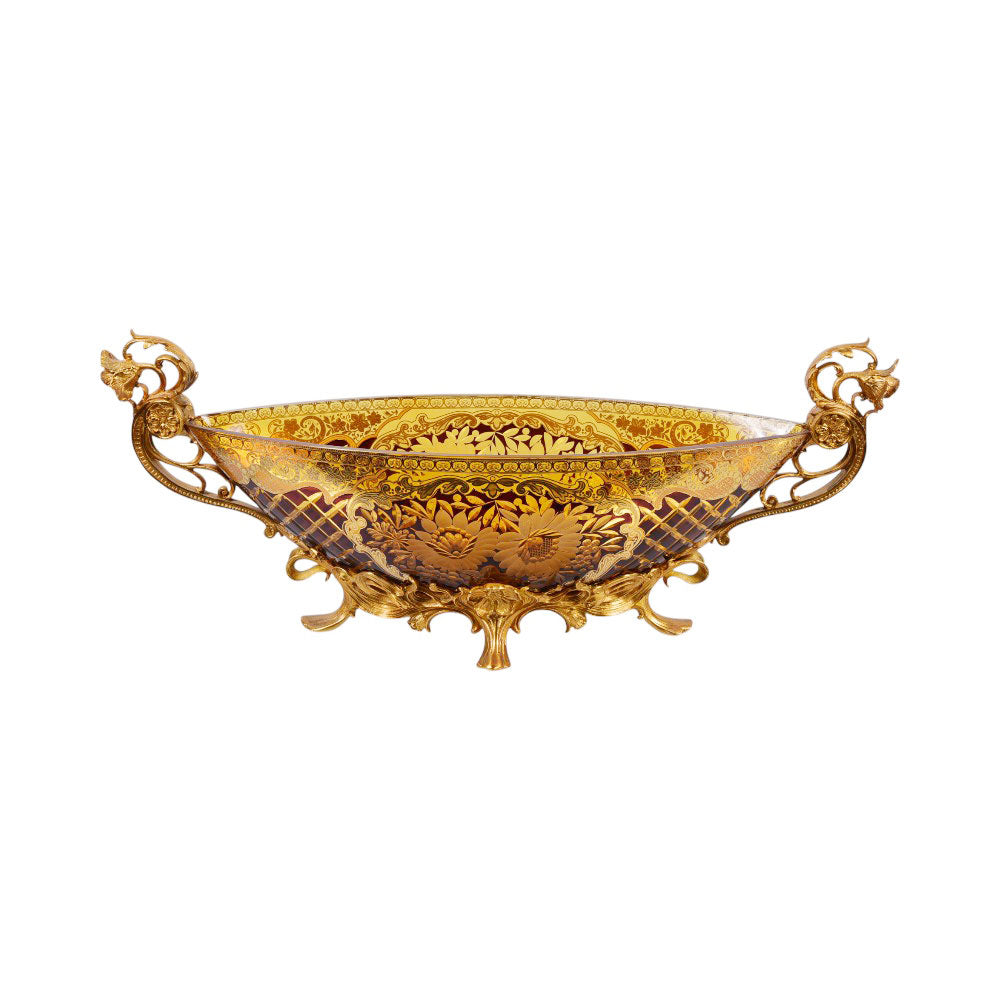 BOWL CRYSTAL BRASS IR EB3057-1 EAC-146A1-C38