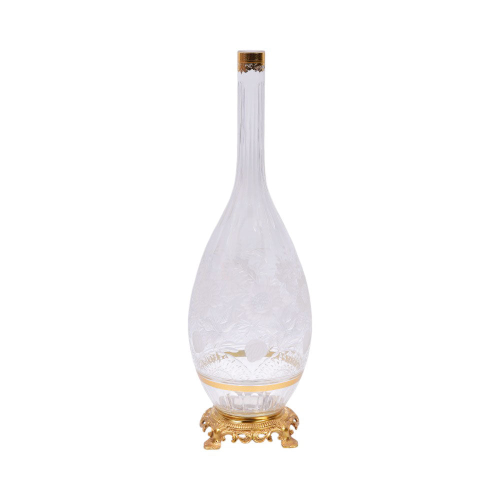 VASE CRYSTAL BRASS IR E8-V1042M-1 JSA01-20