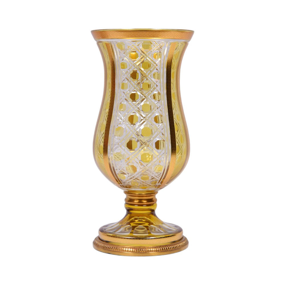 VASE CRYSTAL BRASS IR E9-C5257-2 JSB11-26