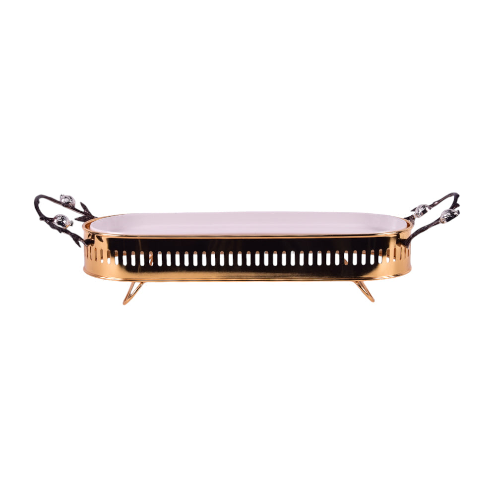 DISH SERVING ORCHID WB-1182