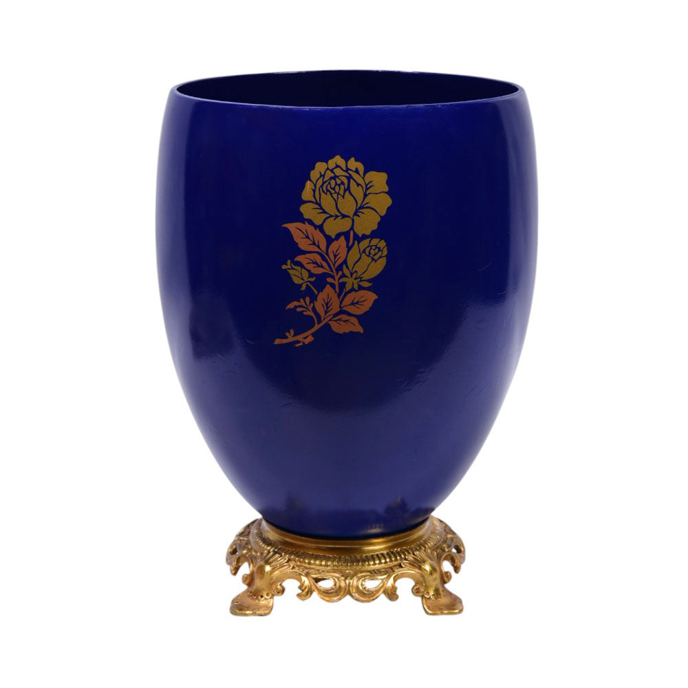 VASE CRYSTAL BRASS E8-V1056M-ZA