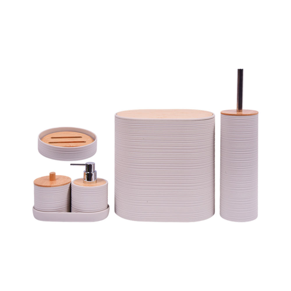 BATHROOM SET 6PC ACRYLIC IR KL9118-B