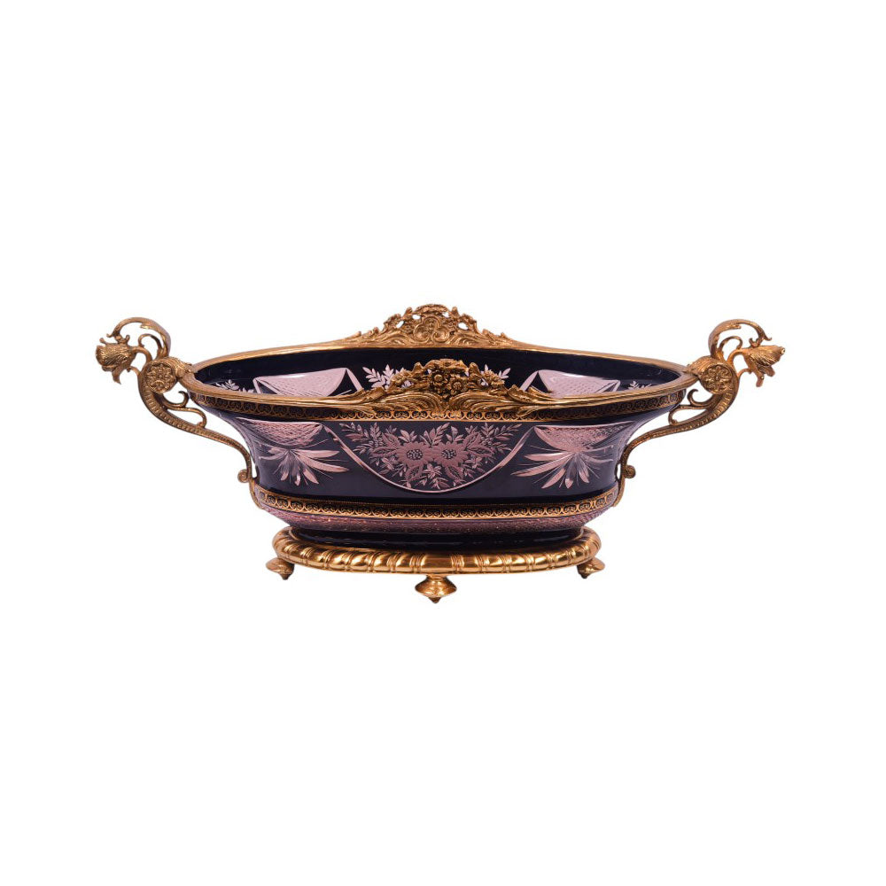 BOWL CRYSTAL BRASS IR EB3034-1 EA238-A1-C71