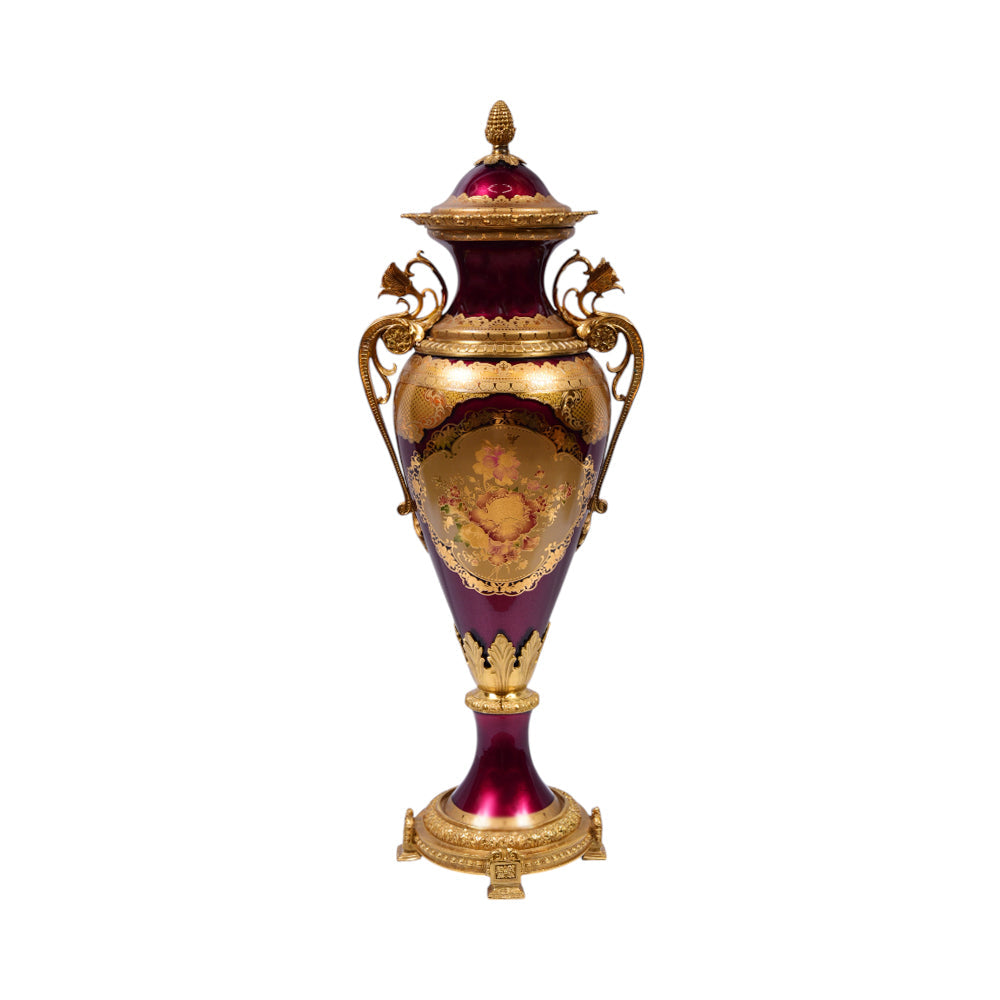 BOWL CANDY CRYSTAL BRASS IR EJ22005-2 PA133-1-C72