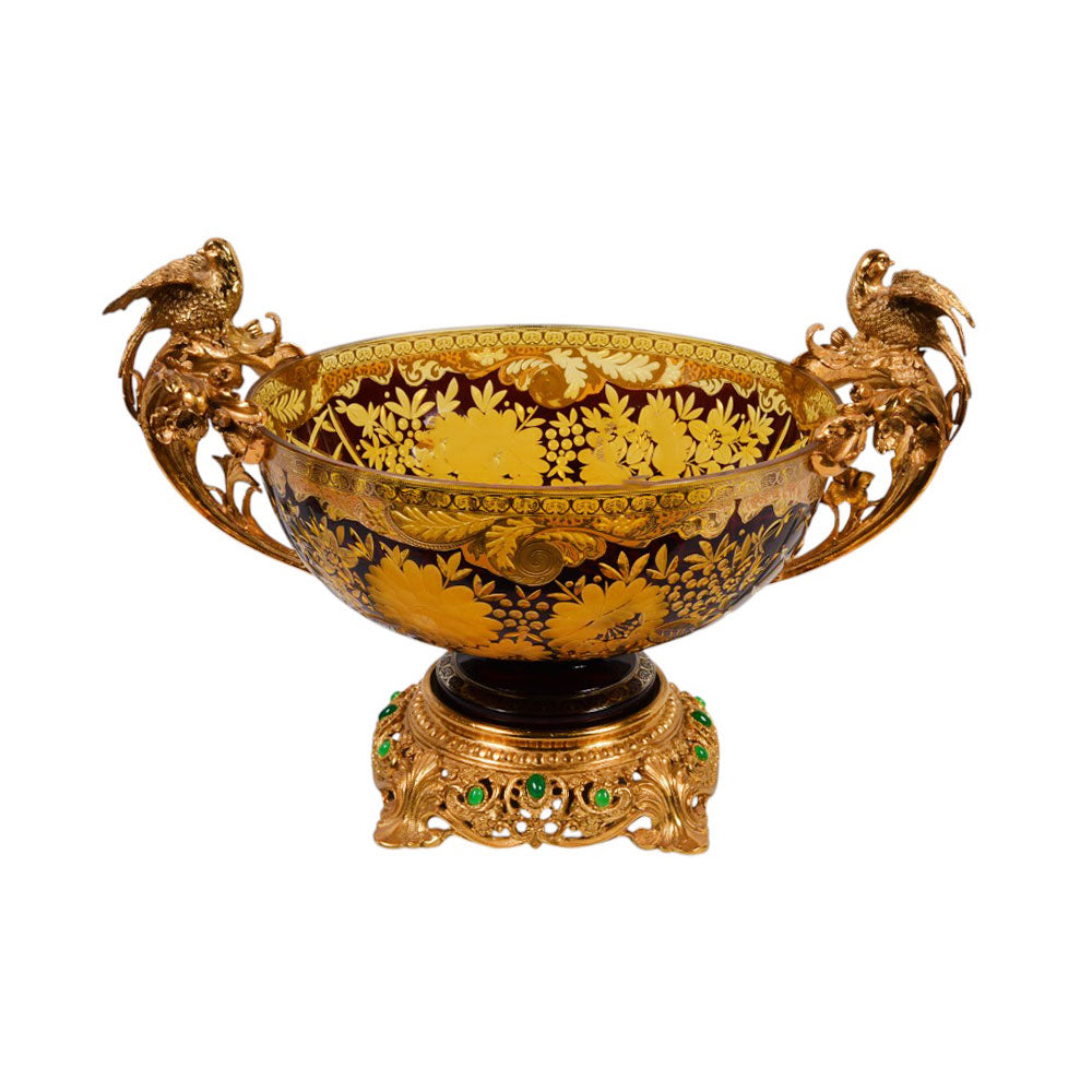 BOWL CRYSTAL BRASS IR EB3006-1 EAC-144A1-C38