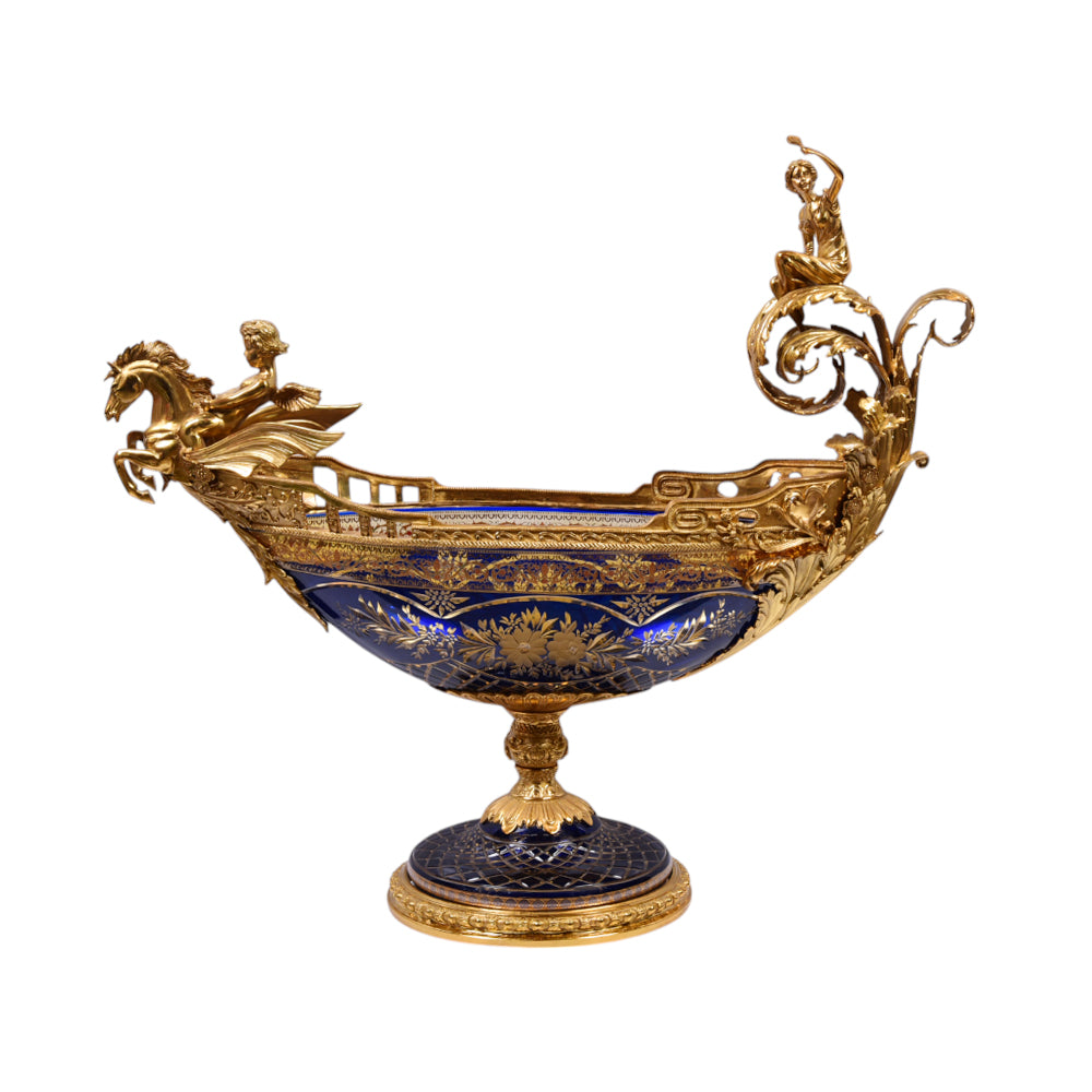 BOWL CRYSTAL BRASS IR H-B50-3036 EAN102-133-C20