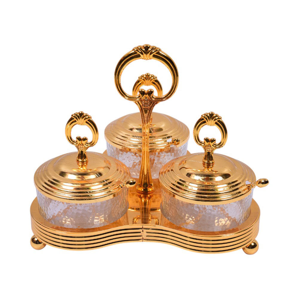 SUGAR POT SET 3PC 129 AW