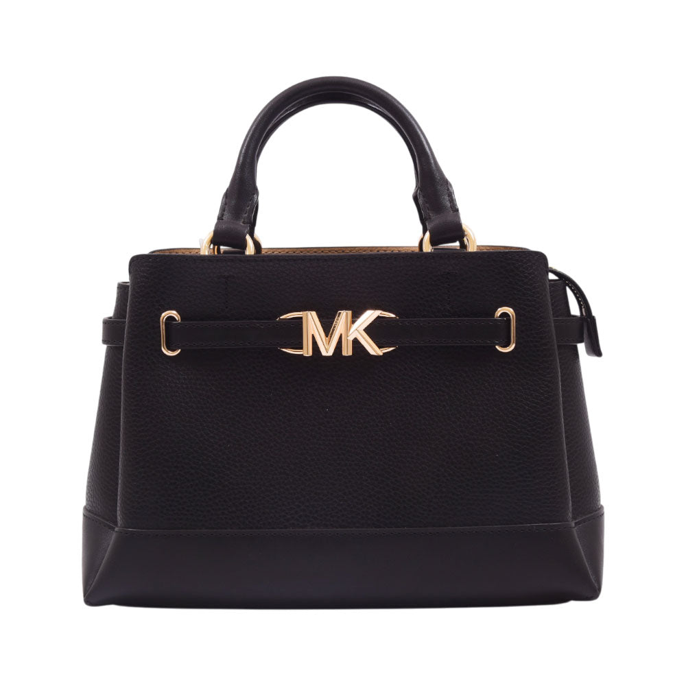 MK REED SATCHEL BAG 35S3G6RS1T BLACK MD (IR)