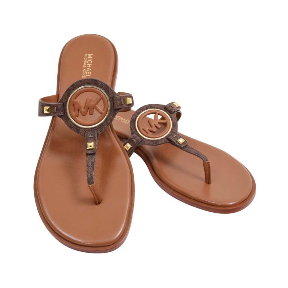 M.K SLIPPER AUBREY THONG 49R4AUFA1B BROWN 10 INCH