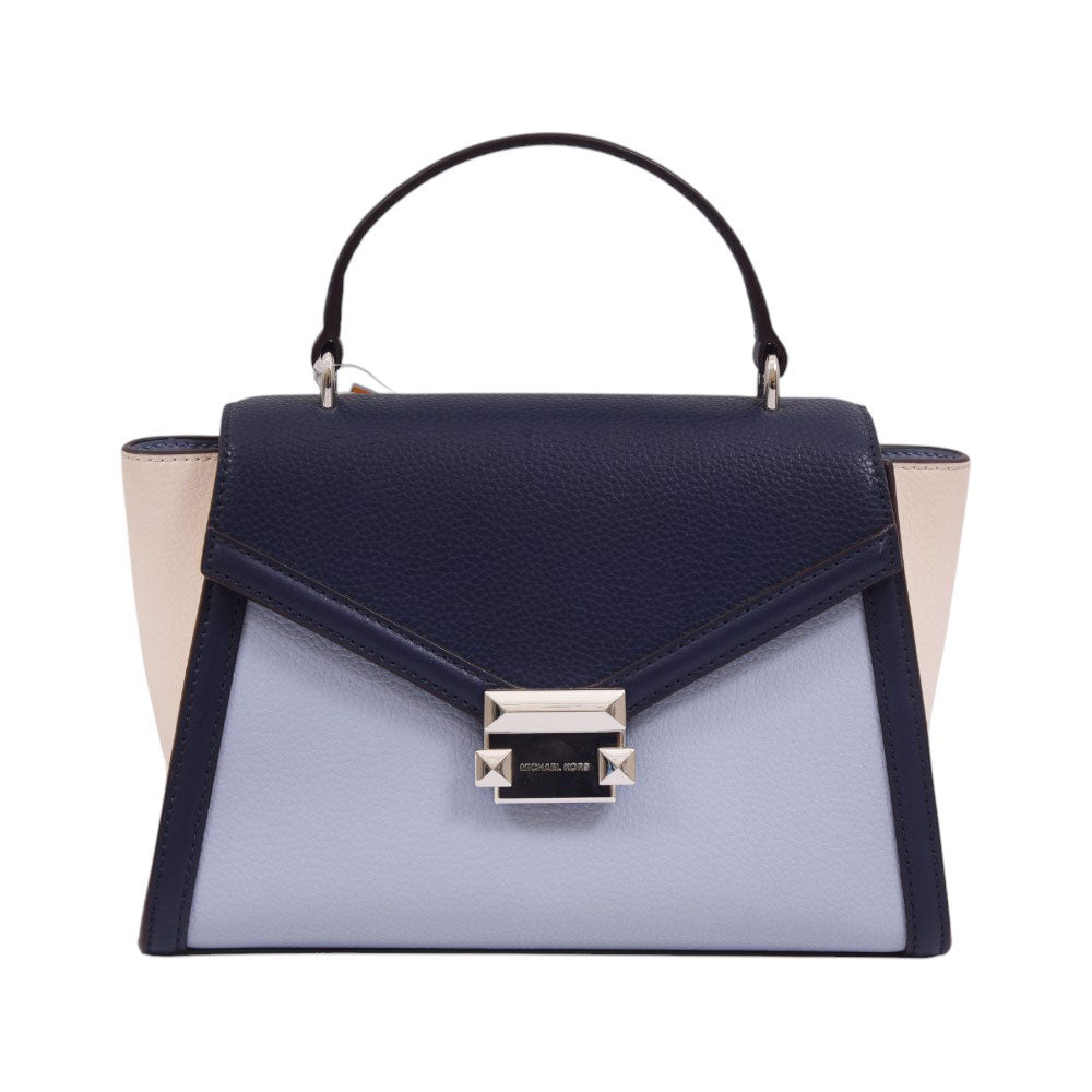 M-K HAND BAG WHITNEY 35F4SWHS2T BLUE MULTI