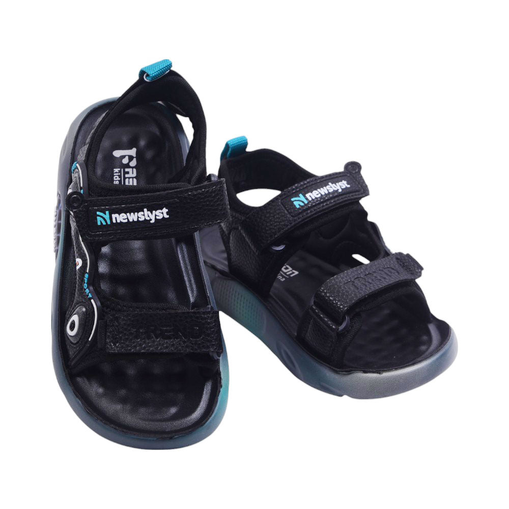 BOYS SANDLE 32-37 BLACK F15