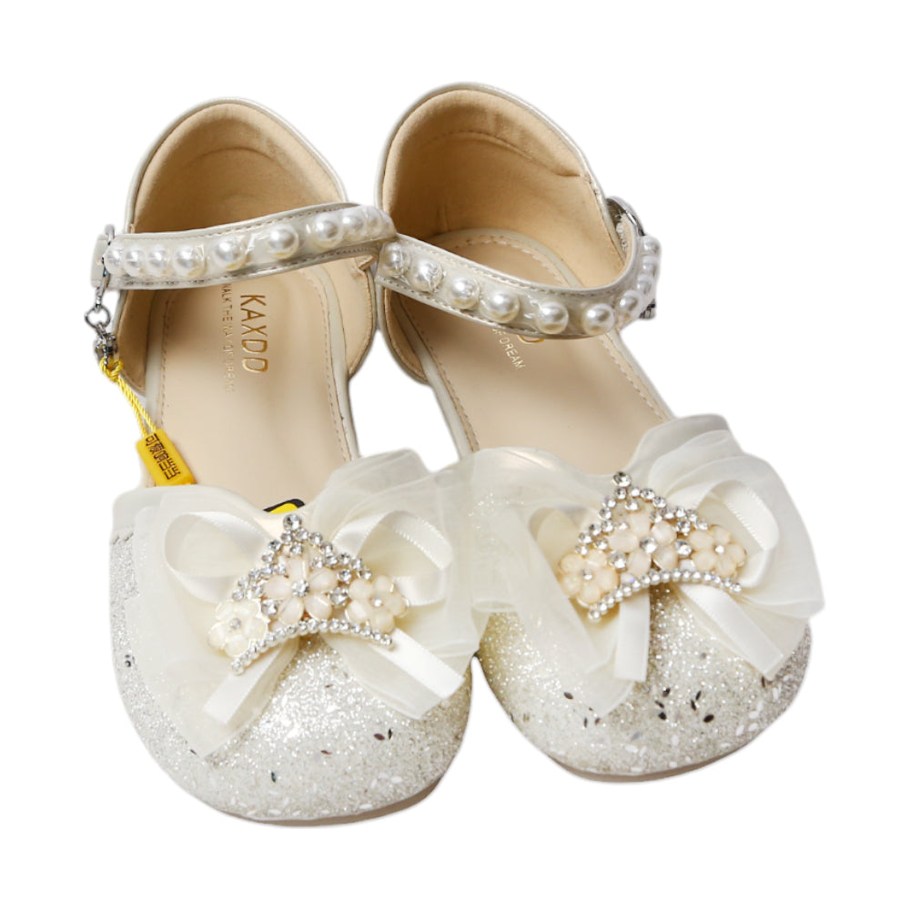 GIRLS PUMPS 26-30 WHITE 69501